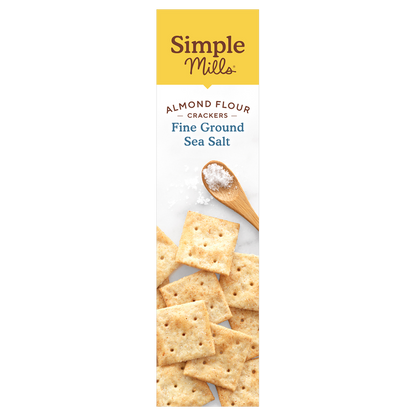 Simple Mills Fine Ground Sea Salt Almond Flour Crackers 4.25oz
