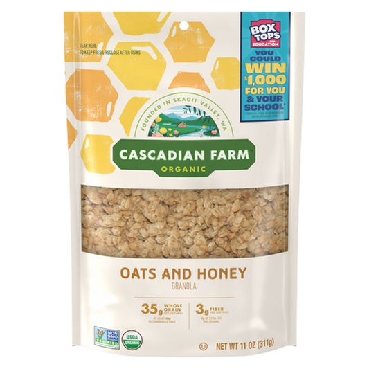 Cascadian Farm Organic Oats and Honey Granola 11oz
