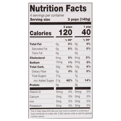 Bomb Pop Extremes Fire Cherry Ice Pops 12ct