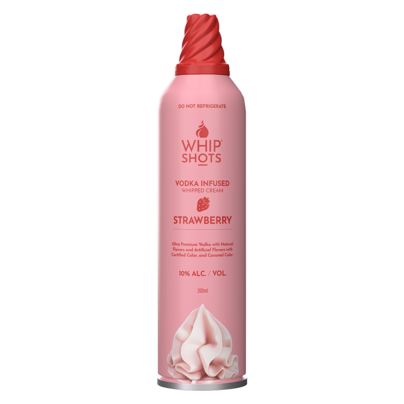 Whip Shots Strawberry 200ml 10% ABV