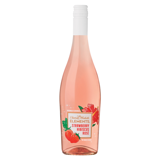 Chateau Ste Michelle Elements Strawberry Hibiscus Rose Wine 750 ml