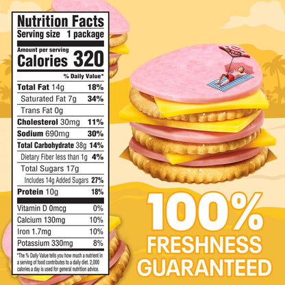 Lunchables Ham & American Cheese Lunch Combinations with Capri Sun - 9.1oz