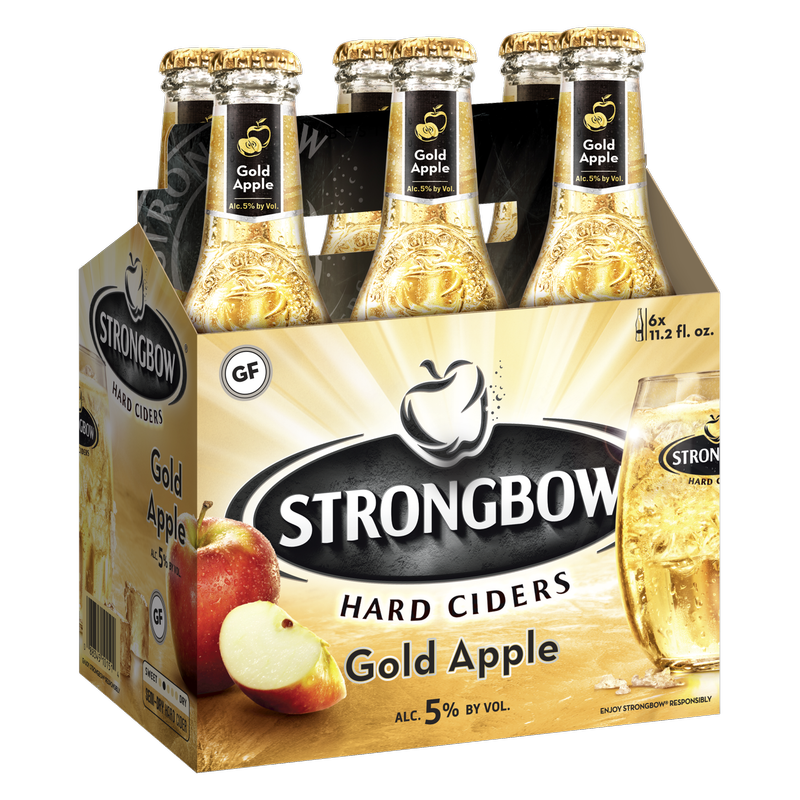 Strongbow Gold Apple 6pk 12oz Btl 5.0% ABV