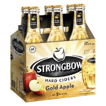 Strongbow Gold Apple 6pk 12oz Btl 5.0% ABV