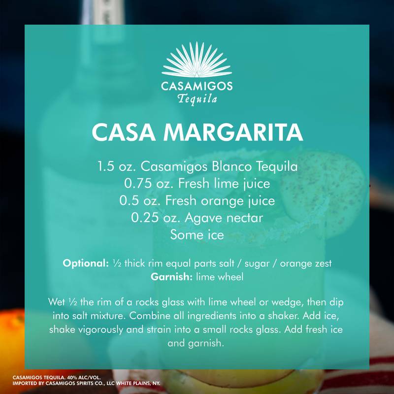 Casamigos Blanco Tequila 750ml (80 Proof)