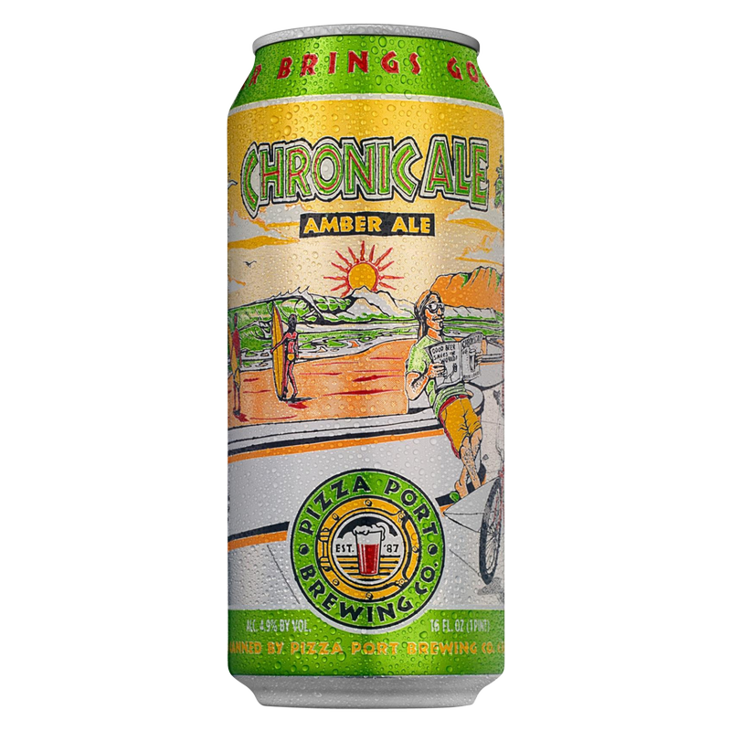 Pizza Port Chronic Ale Amber 6pk 12oz Can 5.0% ABV
