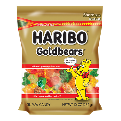 Haribo Goldbears Gummi Candy 10oz