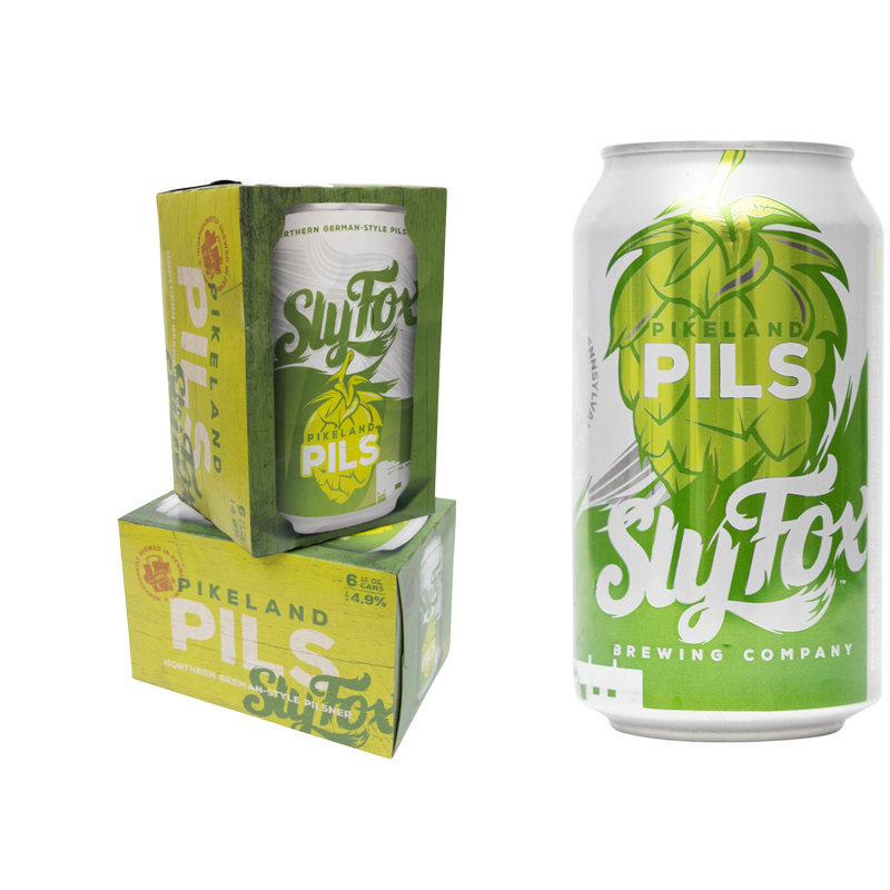Sly Fox Brewing Pikeland Pilsner 6pk 12oz Can 4.9% ABV