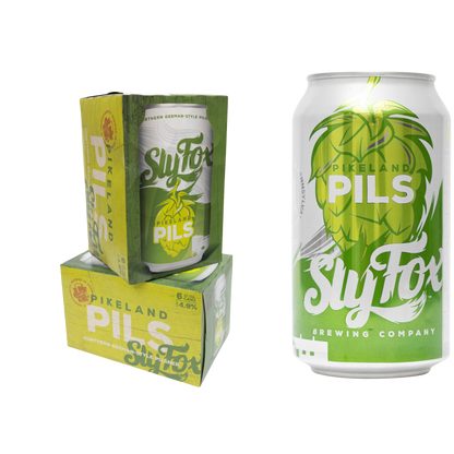 Sly Fox Brewing Pikeland Pilsner 6pk 12oz Can 4.9% ABV