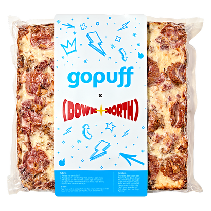 Exclusive Gopuff X Down North Pizza. Detroit style pizza "Uknowhowwedu"