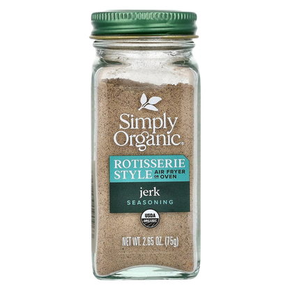 Simply Organic Jerk Rotisserie Style Seasoning 2.65oz