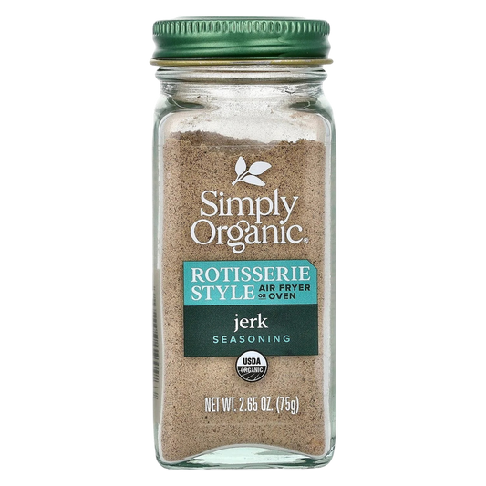 Simply Organic Jerk Rotisserie Style Seasoning 2.65oz