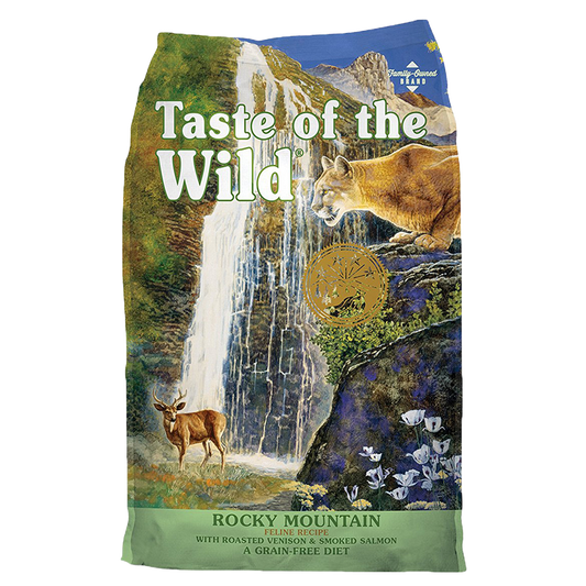 Taste of the Wild Rocky Mountain with Roasted Venison & Smoked Salmon Dry Cat Food 5lb