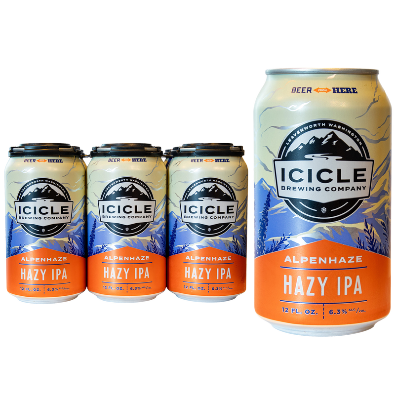 Icicle Alpenhaze Hazy IPA 6pk 12oz Can 6.3% ABV