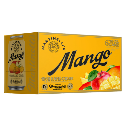 Martinelli's 1868 Mango Cider 6pk 12oz Can