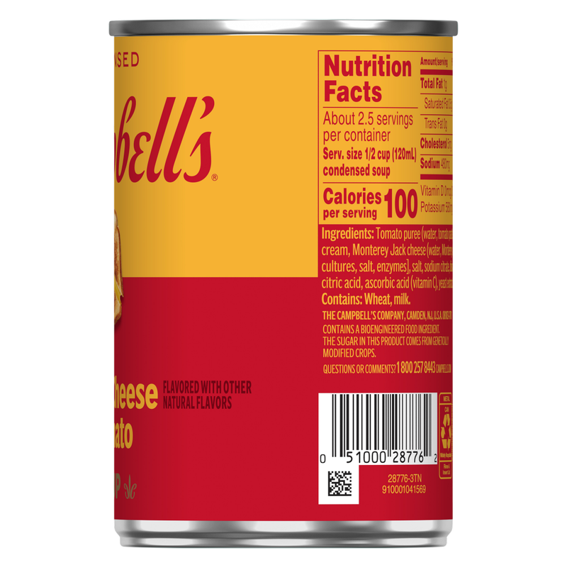 Campbell's® Condensed Grilled Cheese & Tomato Soup, 10.75 oz Can