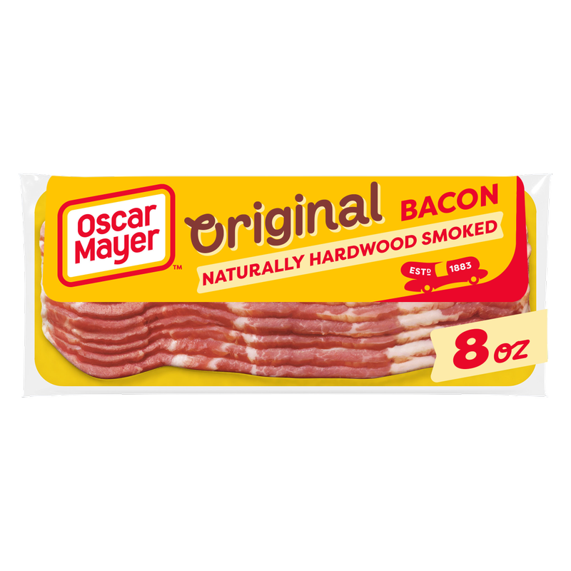 Oscar Mayer Naturally Hardwood Smoked Bacon -  8oz