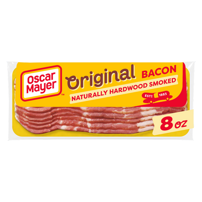 Oscar Mayer Naturally Hardwood Smoked Bacon -  8oz