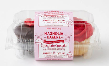 Magnolia Bakery Chocolate & Vanilla Buttercream Cupcakes 2ct