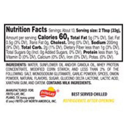 Lay's Smooth Ranch Dip 15oz