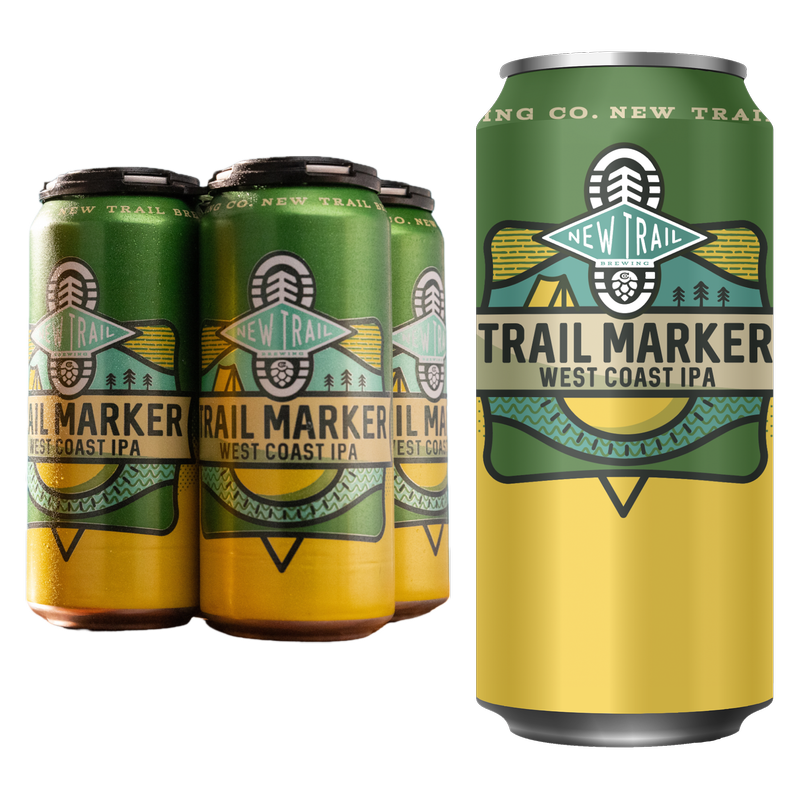 New Trails Trail Marker IPA 4pk 16oz Can 6.5% ABV