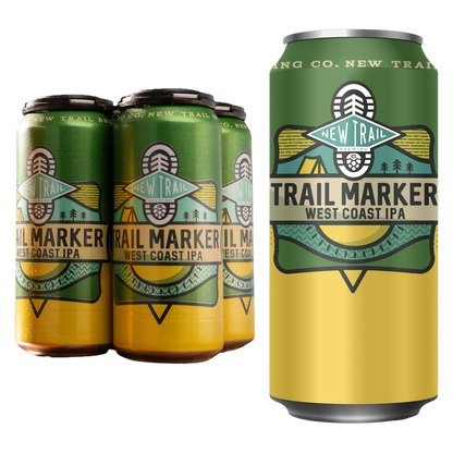 New Trails Trail Marker IPA 4pk 16oz Can 6.5% ABV
