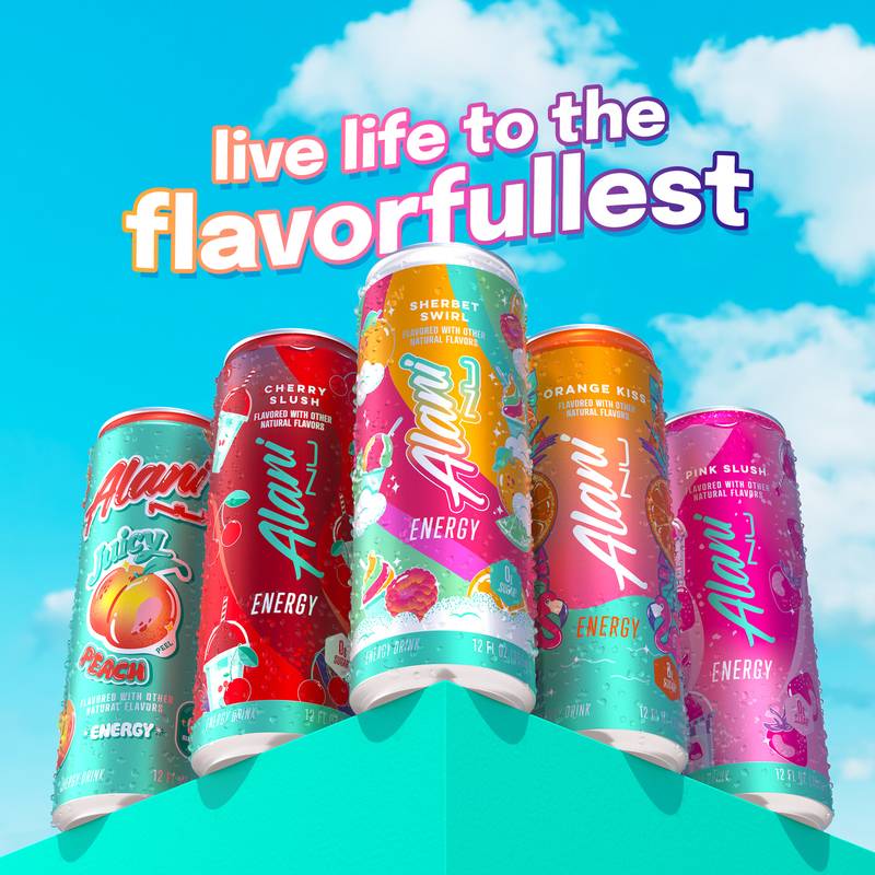 Alani Energy Sherbert Swirl 12oz Can