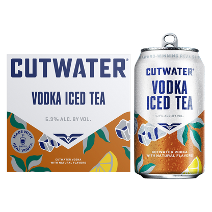Cutwater Vodka Iced Tea 4pk 12oz Cans