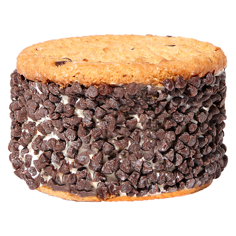 Uncle Dave's Super Premium Chocolate Chip Cookie Sandwich with Vanilla Ice Cream Two Pack