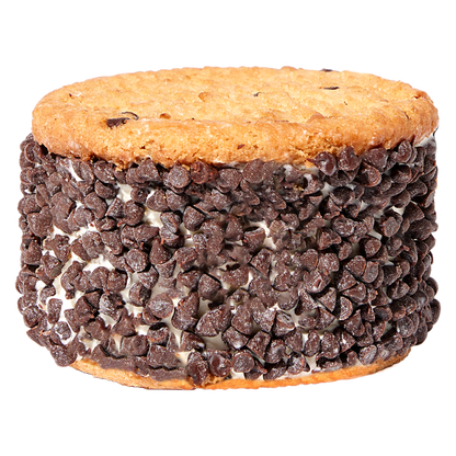 Uncle Dave's Super Premium Chocolate Chip Cookie Sandwich with Vanilla Ice Cream Two Pack