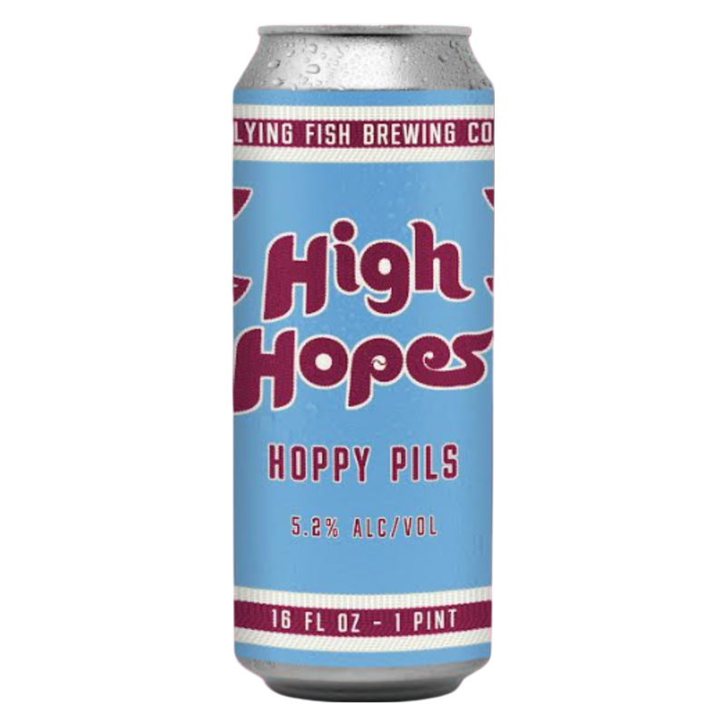Flying Fish High Hopes Hoppy Pilsner 4pk 16oz Cans 5.2% Abv