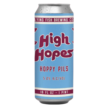 Flying Fish High Hopes Hoppy Pilsner 4pk 16oz Cans 5.2% Abv