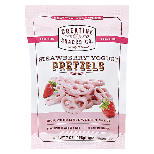 Creative Snacks Strawberry Yogurt Pretzels 7oz