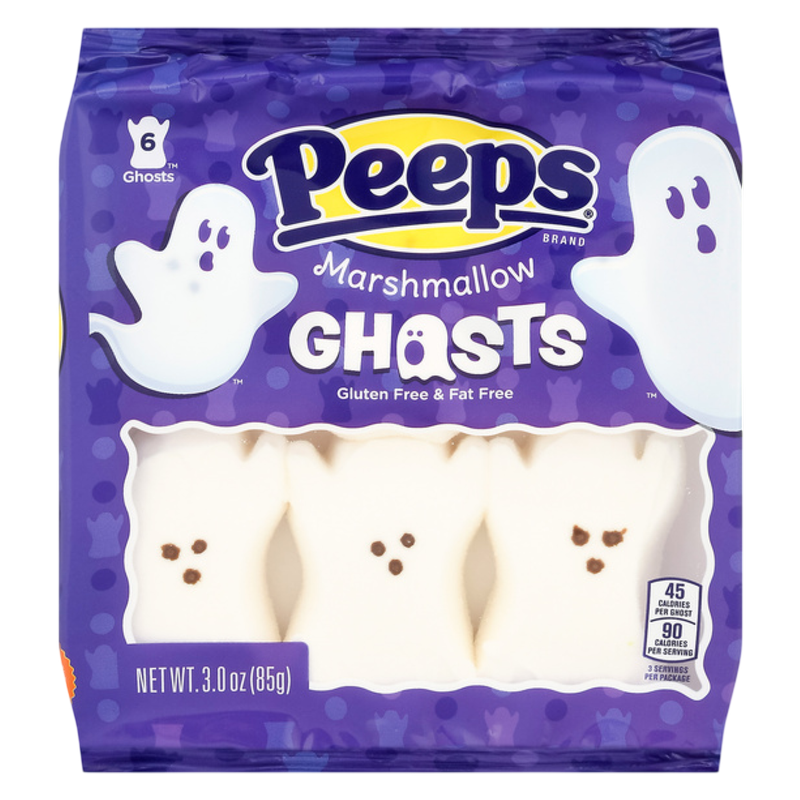 Peeps Marshmallow Ghosts, 6ct
