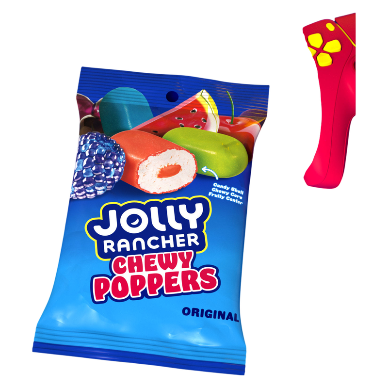 Jolly Rancher Chewy Poppers Original Flavors Bag, 6.2 oz