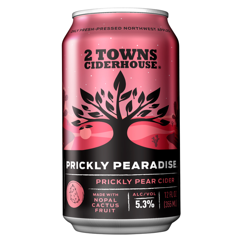 2 Towns Prickly Pearadise Cider 6pk 12oz Can 5.3% ABV