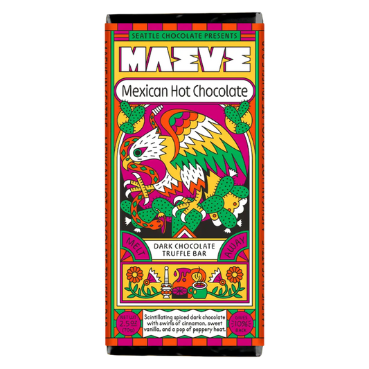 MAEVE Mexican Hot Chocolate Truffle Bar, 2.5 oz