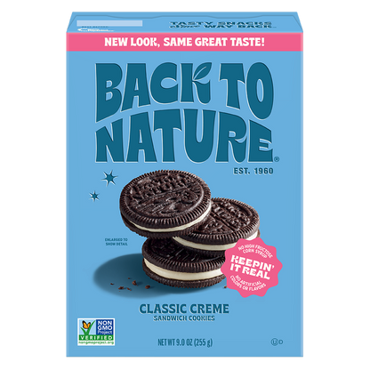 Back To Nature Classic Crème Sandwich Cookies, 9oz