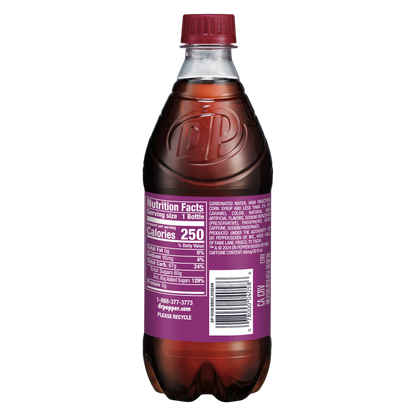 Dr Pepper Blackberry Soda 20oz Btl