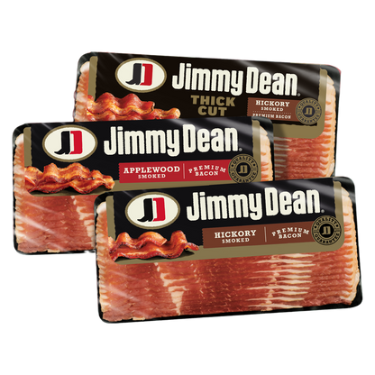 Jimmy Dean Hickory Smoked Bacon - 12oz