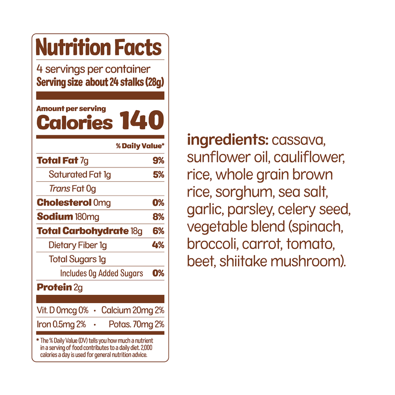 From the Ground Up Sea Salt Cauliflower Stalks 4oz