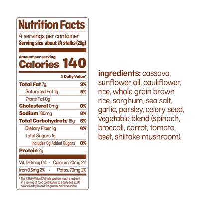 From the Ground Up Sea Salt Cauliflower Stalks 4oz