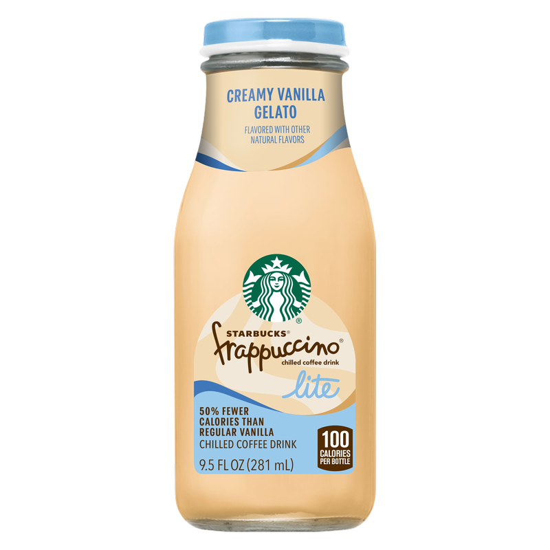 Starbucks Frappuccino Lite Creamy Vanilla Gelato 9.5oz Btl