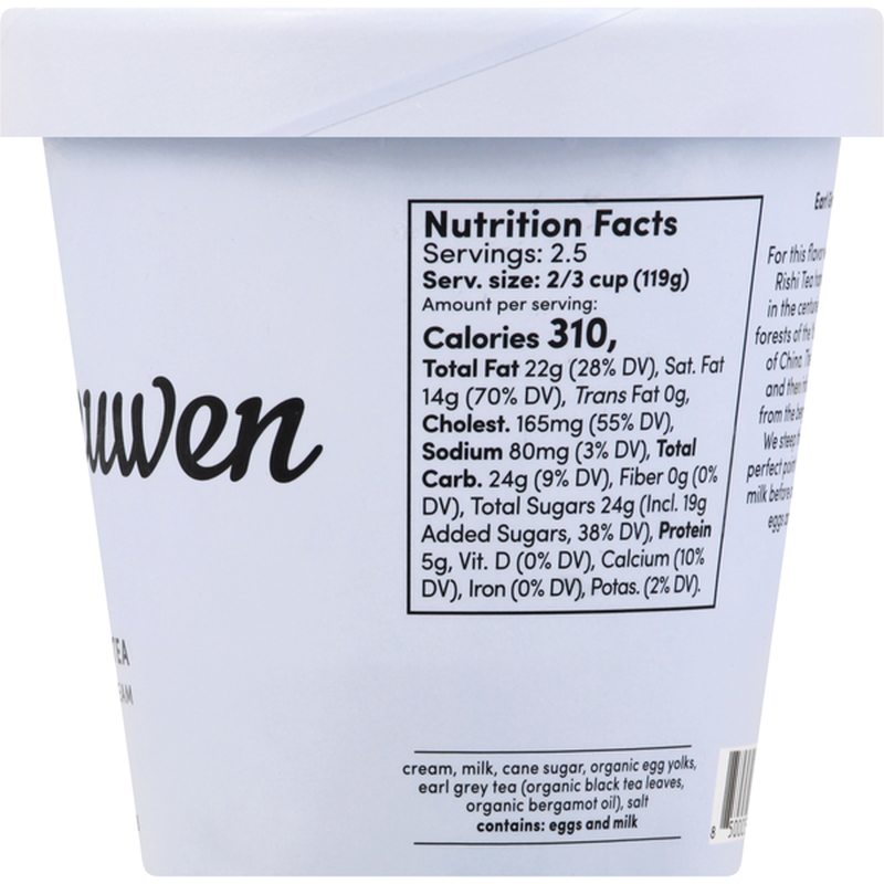 Van Leeuwen Earl Grey Tea Ice Cream Pint 14oz