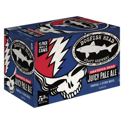 Dogfish Head Grateful Dead Juicy Pale Ale 6pk 12oz Can 5.3% ABV
