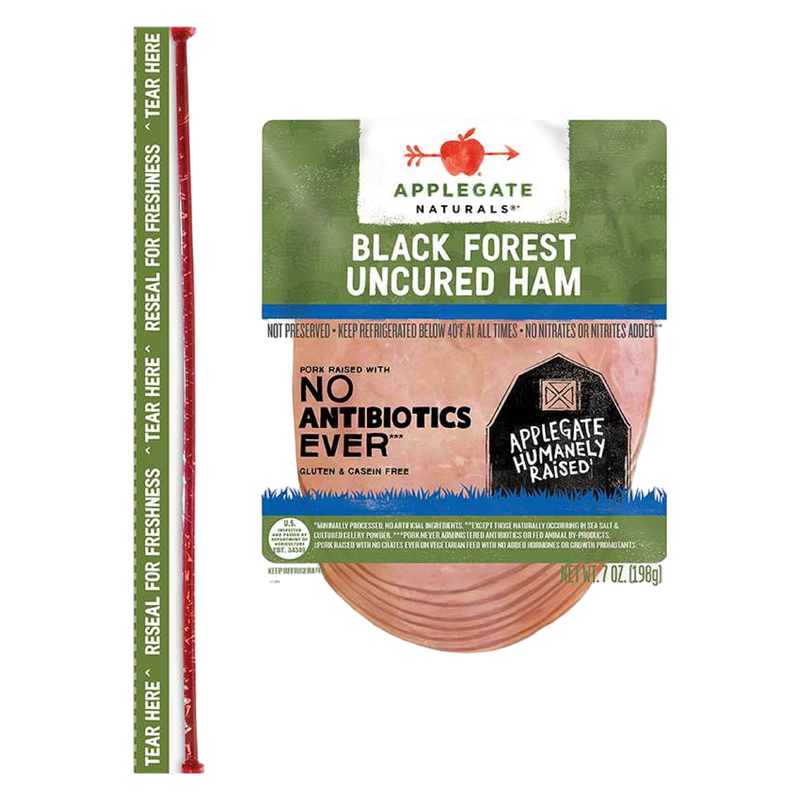 Applegate Natural Uncured Black Forest Ham - 7oz
