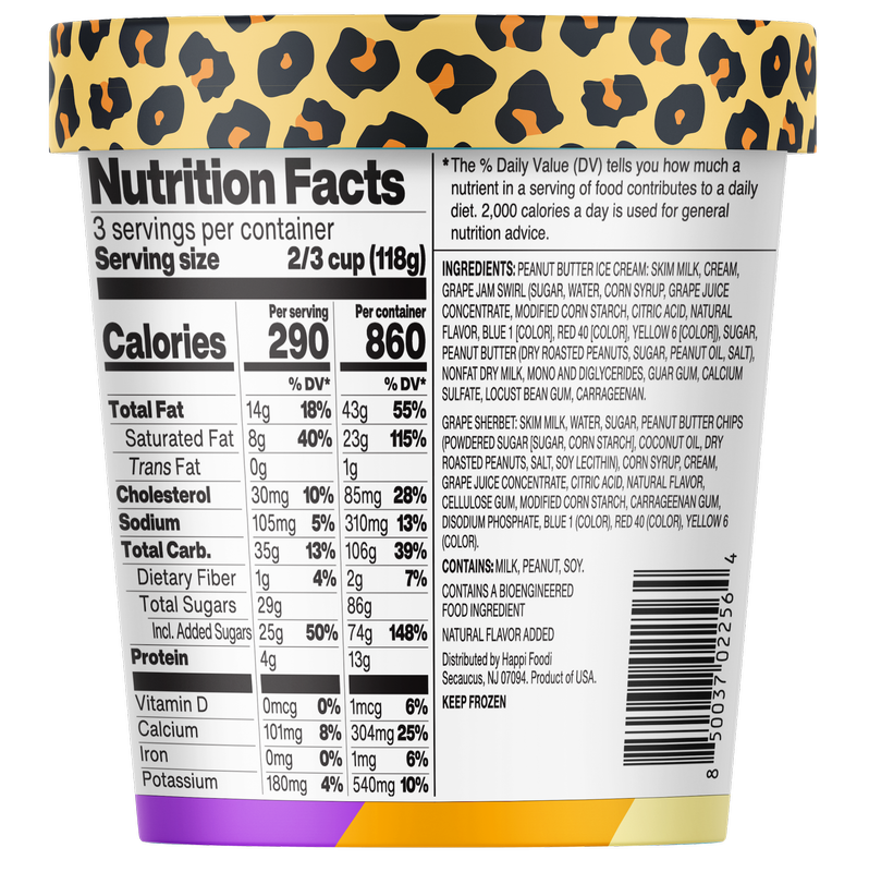 Dr. Bombay Peanutbutter Jelly Time, 16 oz Pint