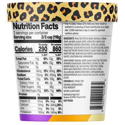 Dr. Bombay Peanutbutter Jelly Time, 16 oz Pint