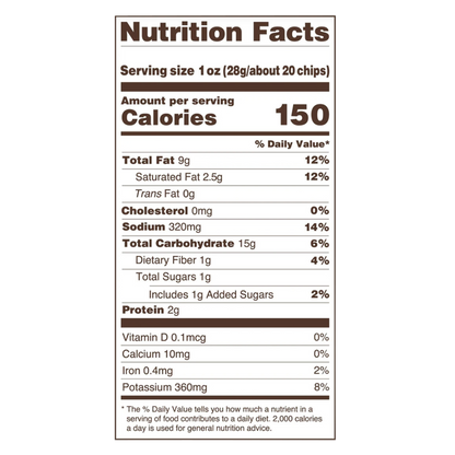 Utz Salt & Vinegar Potato Chips 9oz