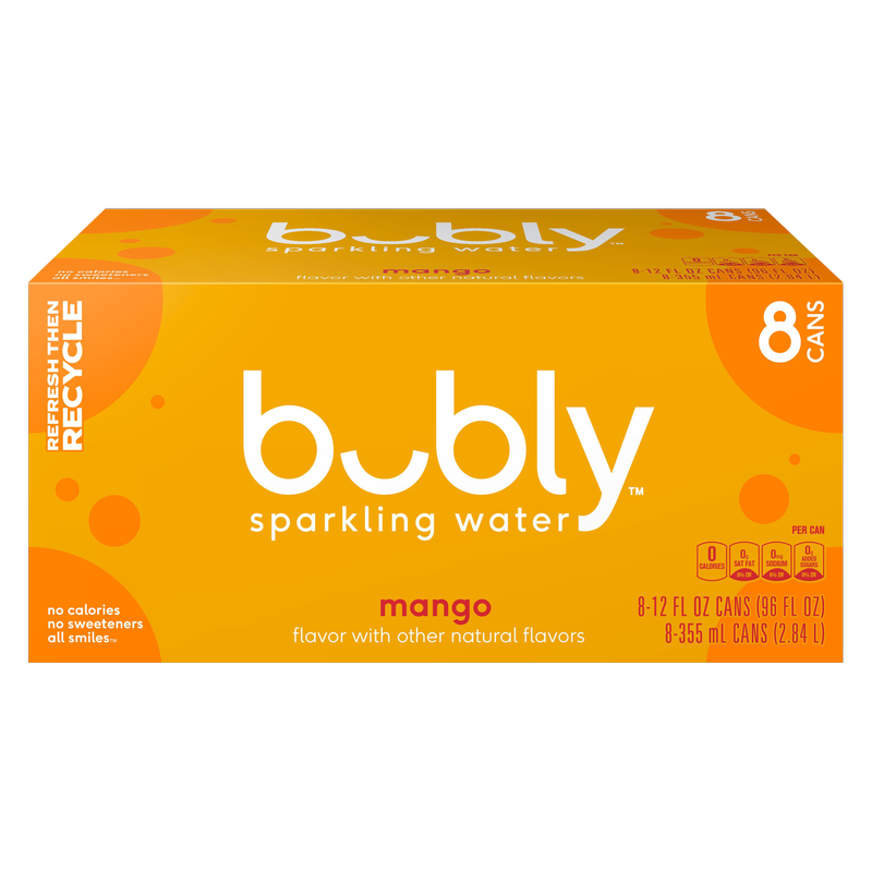 Bubly Mango 8pk 12oz Can